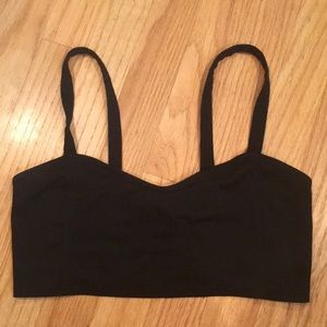 Black brandy Melville bralette/crop top